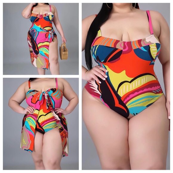 Chara 2 Piece Multicolor Swim Set - Picture 1 of 10